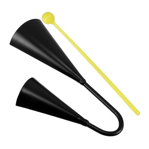 WHAMVOX Traditionelle Agogo Glocke für Binaurale Percussion Bell aus Rostfreiem Eisen mit Kunststoffschlägel Pädagogisches Musikspielzeug Musikalischen Früherziehung WHAMVOX Traditionelle Agogo Glocke für Binaurale Percussion Bell aus Rostfreiem Eisen mit Kunststoffschlägel Pädagogisches Musikspielzeug Musikalischen Früherziehung von WHAMVOX