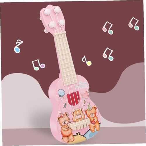 WHAMVOX Ukulele Niedliche Cartoon Gitarre für Kleinkinder Ab Jahren Sicher und Handlich Pädagogisches Musikinstrument für Mädchen Jungen zum Lernen WHAMVOX Ukulele Niedliche Cartoon Gitarre für Kleinkinder Ab Jahren Sicher und Handlich Pädagogisches Musikinstrument für Mädchen Jungen zum Lernen von WHAMVOX