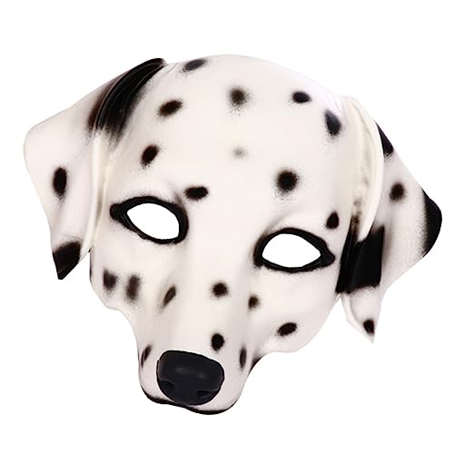 WHAMVOX 1PC Unisex Spotty Dog Maske Für Cosplay Tiermasken Dekoration Kreative Party Maske Für Bühnenaufführungen Und Rollenspiele Ideale Requisite Für Kostümpartys Und Karneval von WHAMVOX