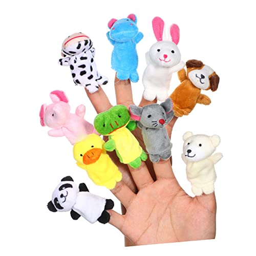 WHAMVOX üsch Fingerpuppen Tiere Weiche Handpuppen Für Interaktive Fingerpuppen Für Kindergarten Und Spielzeit Perfekt Für Kreative Spiele Und Geschichtenerzählen von WHAMVOX