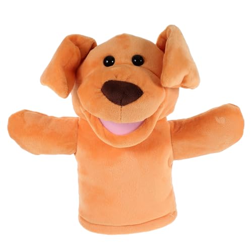 WHAMVOX Kinder Handpuppen Welpen Spielzeug Für Hunde Üsch Hund Handpuppe Interaktives Geschichtenerzählen Tierpuppen Für Beweglicher Mund Weich Und Kuschelig Ideal Für Rollenspiele Und Puppentheater von WHAMVOX