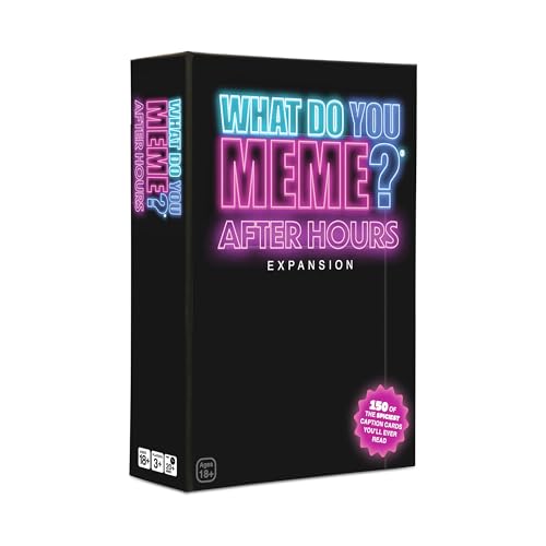 WHAT DO YOU MEME? After Hours by Relatable, The Explicit Expansion Pack for Game Night, Board Games, Adult Games, and Party Games, Includes 150 Caption Cards to Play with Full-Size Game von WHAT DO YOU MEME?