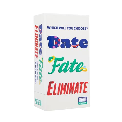 WHAT DO YOU MEME? Date Fate Eliminate – Das Kartenspiel, das Ihren Geschmack testet von WHAT DO YOU MEME?