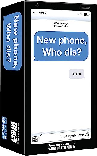 WHAT DO YOU MEME? New Phone, Who Dis? - Partyspiel für Erwachsene (UK Edition) von WHAT DO YOU MEME?