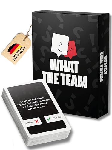 What The Team ® Partyspiel - Perfekter Eisbrecher [55 Lustige Aufgaben] Gegen Langeweile auf deiner Party | Team vs Team | Wichtel Silvester Geburtstagsgeschenk | Jetzt ansehen von WHAT THE TEAM By GOSGAMES