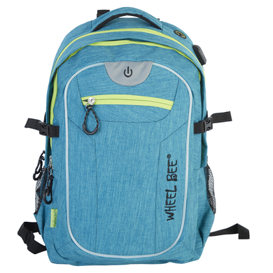 Wheel Bee® Rucksack Revolution, türkis von WHEEL BEE