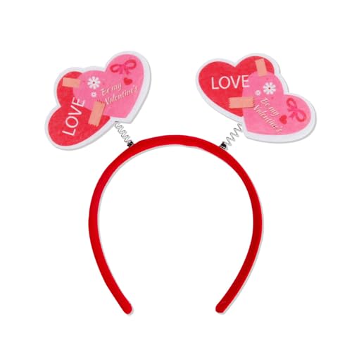 Festlicher Valentinstag Stirnband Cartoon Liebe Thema Haarband Kinder Mädchen Kopfschmuck Stilvolle Gesicht Requisiten Kopfbedeckung Zubehör von WHFCBJBW