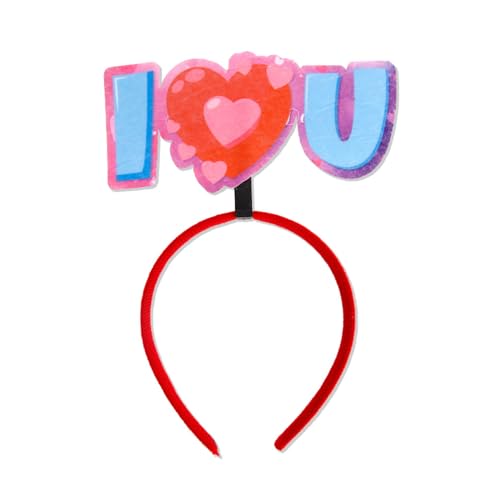 Festlicher Valentinstag Stirnband Cartoon Liebe Thema Haarband Kinder Mädchen Kopfschmuck Stilvolle Gesicht Requisiten Kopfbedeckung Zubehör von WHFCBJBW