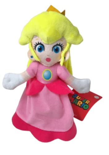 WHITEHOUSE LEISURE Super Mario Bros Plüschfigur Prinzessin Peach 22 cm von WHITEHOUSE LEISURE