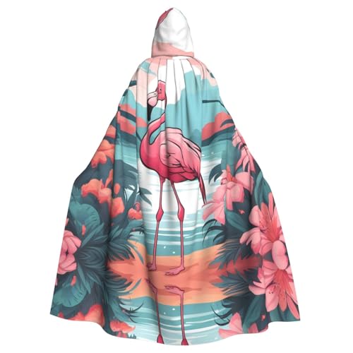 WHJSHOP Halloween Erwachsene Kapuzenumhang für Partys und Kostüme - Pflegeleicht Cartoon See Flamingo Gedruckt WHJSHOP Halloween Erwachsene Kapuzenumhang für Partys und Kostüme - Pflegeleicht Cartoon See Flamingo Gedruckt von WHJSHOP
