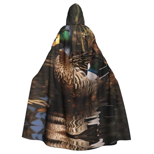WHJSHOP Halloween Kapuzenumhang für Erwachsene für Partys und Kostüme – pflegeleicht Stockente bedruckt WHJSHOP Halloween Kapuzenumhang für Erwachsene für Partys und Kostüme – pflegeleicht Stockente bedruckt von WHJSHOP