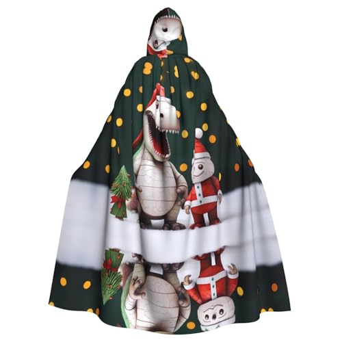 WHJSHOP Umhang mit Kapuze für Erwachsene, Schneemann, Dinosaurier-Muster, für Halloween, Rollenspiele und Kostümpartys WHJSHOP Umhang mit Kapuze für Erwachsene, Schneemann, Dinosaurier-Muster, für Halloween, Rollenspiele und Kostümpartys von WHJSHOP