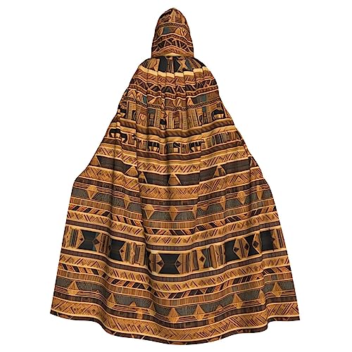 WHJWXC Ägyptische Fresken Drucke Aldult Qualität Cosplay Halloween Poncho Umhang für Damen und Herren Weihnachten von WHJWXC