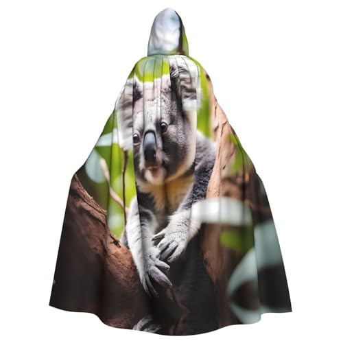 WHJWXC Happy Cute Koala Prints Aldult Qualität Cosplay Halloween Poncho Umhang für Damen und Herren Weihnachten von WHJWXC