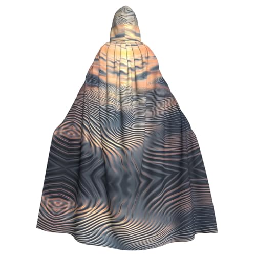 WHJYCC Surface Ripples Kapuzenumhang Erwachsene Herren Damen Roben Weihnachten Halloween Cosplay Kostüme Kostümpartys von WHJYCC