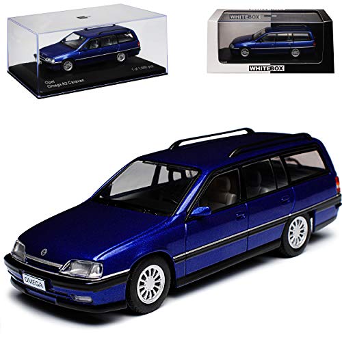 WHlTEBOX Opel Omega Caravan Kombi Blau 1986-1993 limitiert 1 von 1000 Stück 1/43 Whitebox Modell Auto von Bskeye