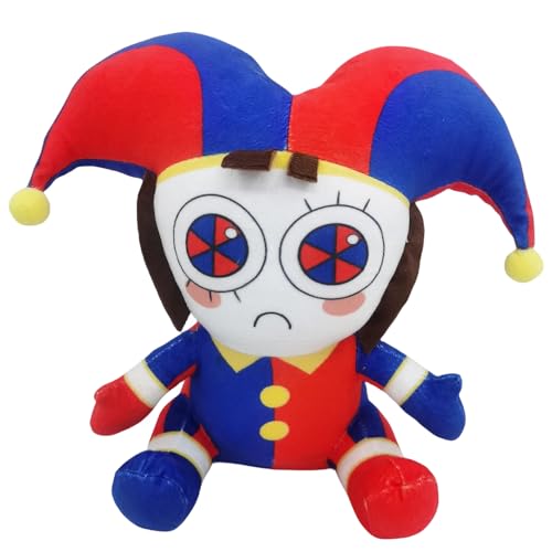 WIDEBG Circus Plüsch Kuscheltier Digital Circus Plüschtier Kinder Zirkus Plüschtiere Anime Figuren Spielzeug Clown Plüschpuppe Kinder Geschenke Kuscheltiere von WIDEBG