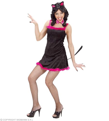 "KITTY KAT" velvet (dress with tail, bow tie, ears) - (S) von WIDMANN MILANO PARTY FASHION