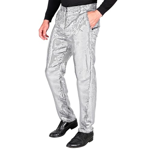 WIDMANN MILANO PARTY FASHION - Party Fashion Paillettenhose für Herren, Disco Fever, Schlagermove, Herrenhose von W WIDMANN MILANO Party Fashion