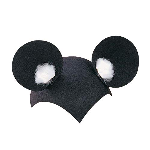 Widmann 34022 - Mäuschen Kalotte, für Kinder, Schwarz, aus Filz, Maus Ohren, Kopfbedeckung, Mottoparty, Karneval Widmann 34022 - Mäuschen Kalotte, für Kinder, Schwarz, aus Filz, Maus Ohren, Kopfbedeckung, Mottoparty, Karneval von W WIDMANN MILANO Party Fashion
