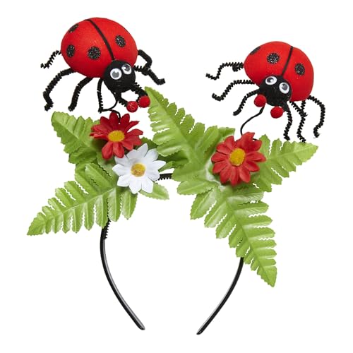 W WIDMANN MILANO Party Fashion 9413L - Haarreif Marienkäfer mit Blumen, Tiermotiv, Accessoire W WIDMANN MILANO Party Fashion 9413L - Haarreif Marienkäfer mit Blumen, Tiermotiv, Accessoire von W WIDMANN MILANO Party Fashion