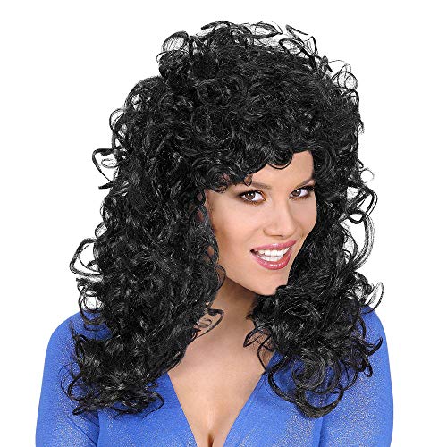 "BLACK ATTRACTIVE WIG" in polybag - von WIDMANN