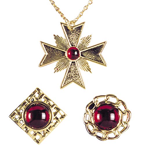 "DRACULA SET" (necklace with medallion, 2 rings) - von WIDMANN