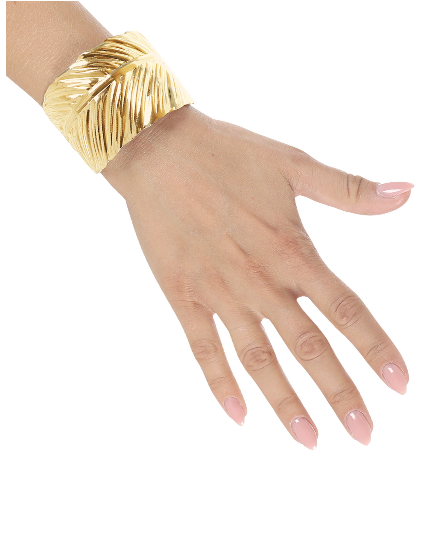 Damen-Armband Kostüm-Zubehör antik goldfarben von WIDMANN