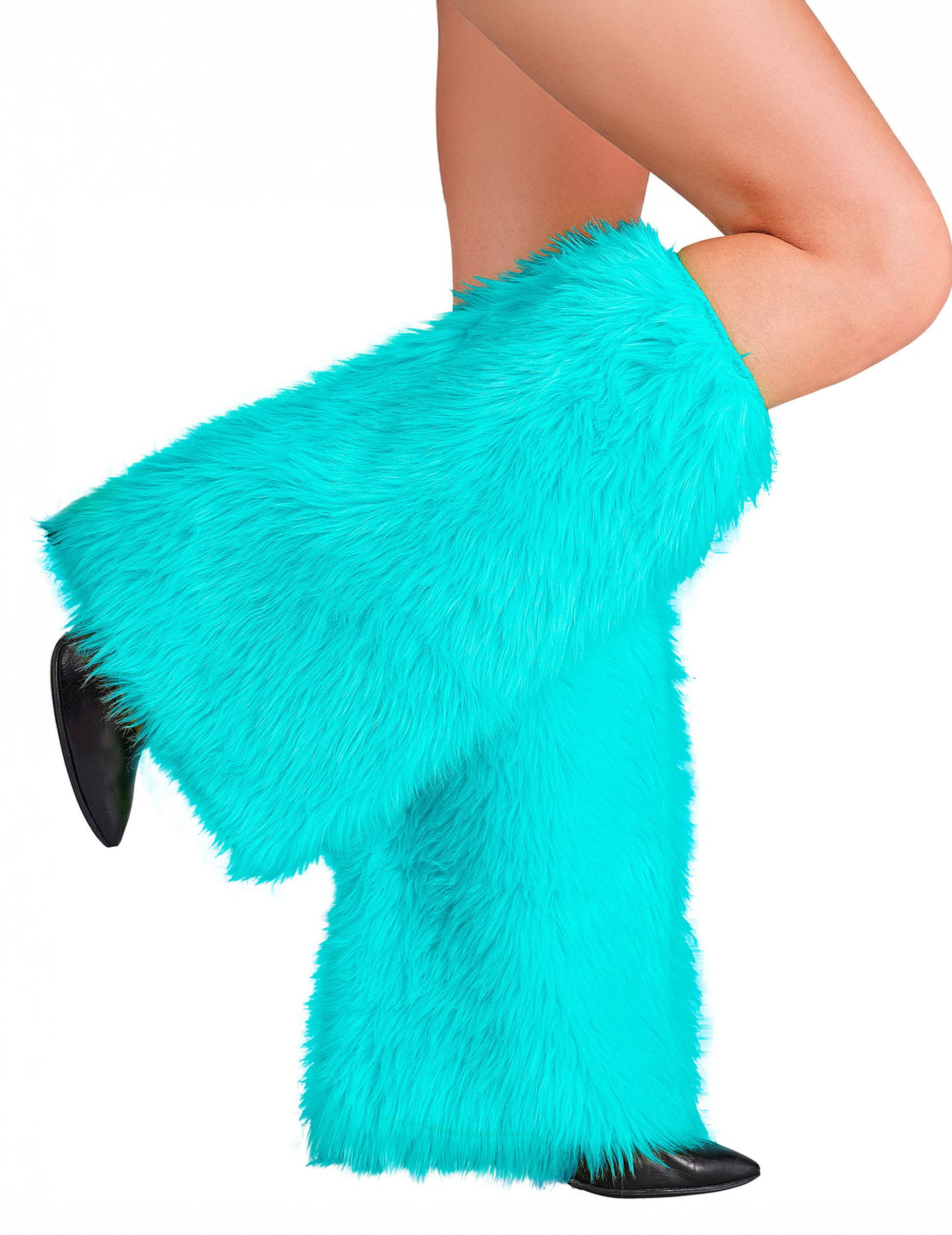Fell Stulpen für Erwachsene hellblau Fell Stulpen für Erwachsene hellblau von WIDMANN