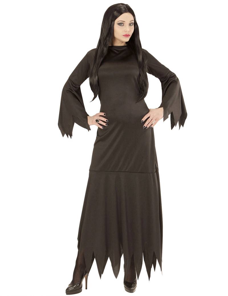 Gothic-Kostüm für Damen Hexenkostüm Halloweenkostüm schwarz von WIDMANN