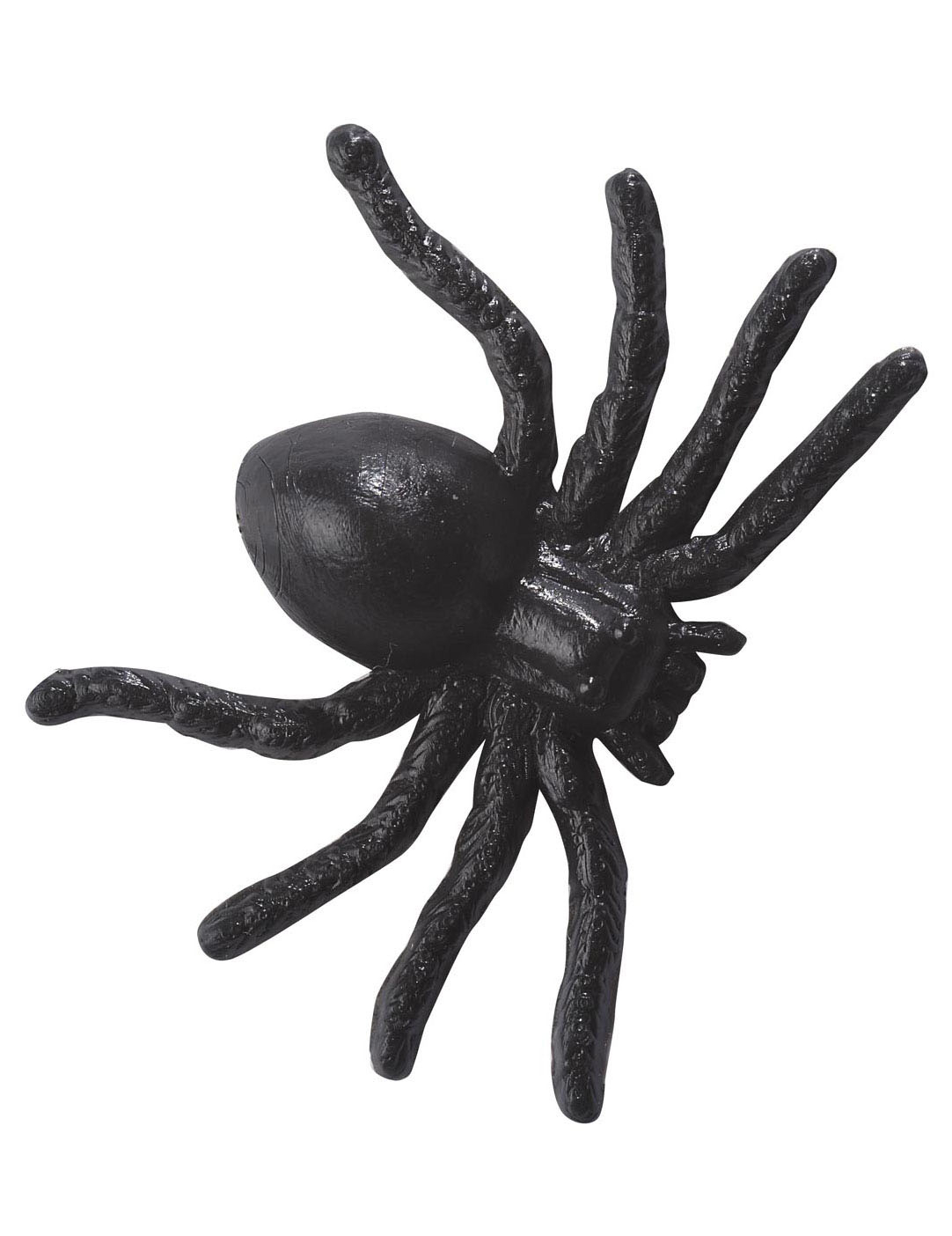 Kleine Spinnen Halloween-Deko 60 Stück schwarz 4x3cm von WIDMANN