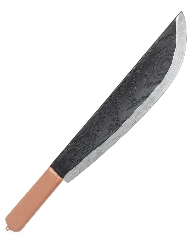 Machete Halloween-Waffe Kostümzubehör schwarz-grau 53cm von WIDMANN