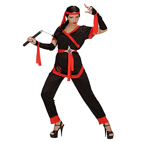 "NINJA GIRL" (coat, pants, belt, fingerless gloves, ties, headband) - (M) von WIDMANN