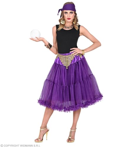 W WIDMANN MILANO Party Fashion 10355 - Rock aus Tüll, violett, Länge 65 cm, Tutu, Petticoat, Unterrock, Kostümzubehör, Karneval, Mottoparty von W WIDMANN MILANO Party Fashion