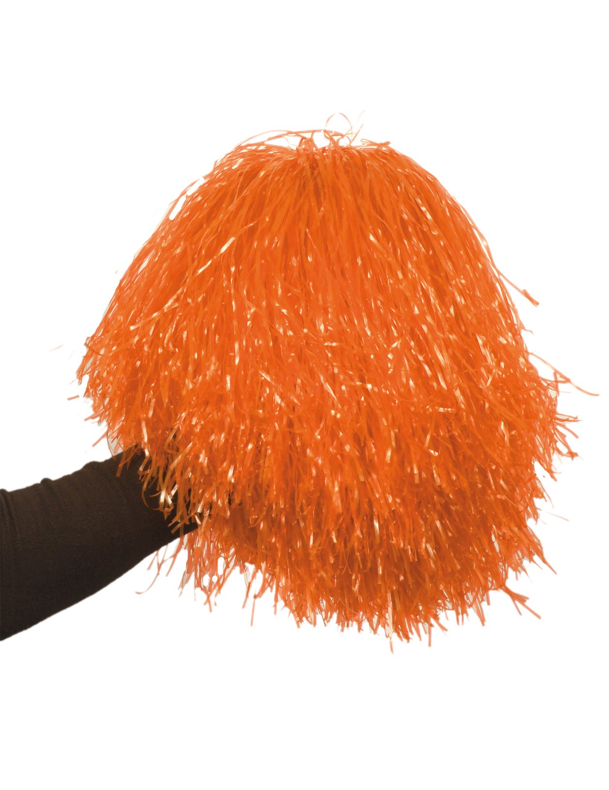 Pompom Cheerleader-Accessoire orange 35cm von WIDMANN