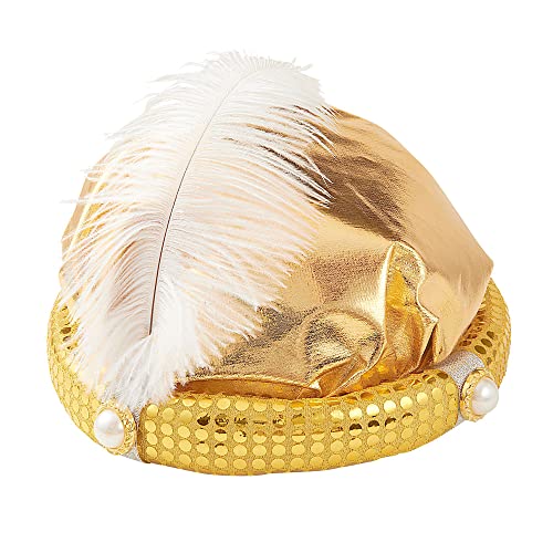 "SULTAN HATS" with pearls & feather - von WIDMANN