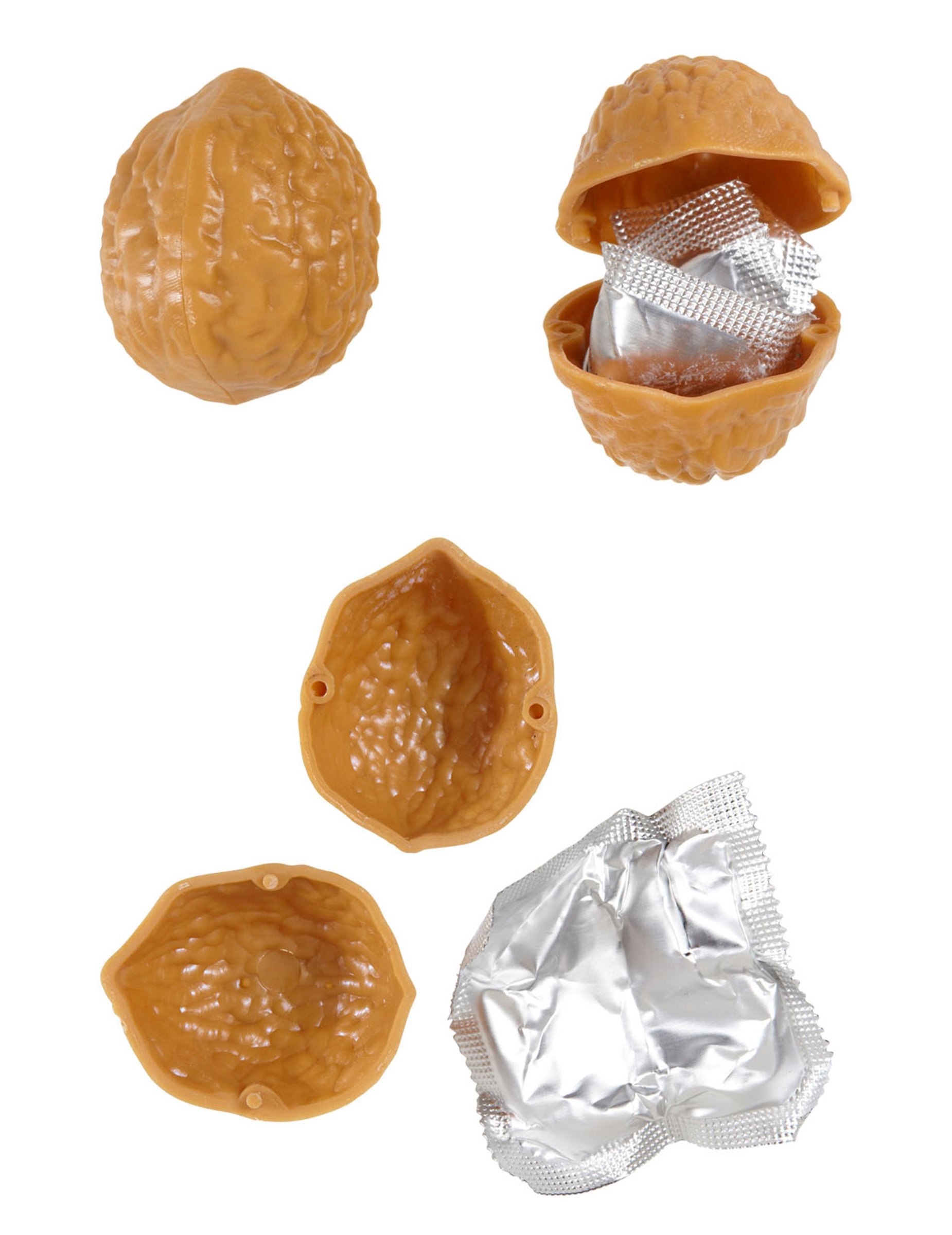 Scherzartikel Walnuss mit Kondom für Erwachsene braun Scherzartikel Walnuss mit Kondom für Erwachsene braun von WIDMANN