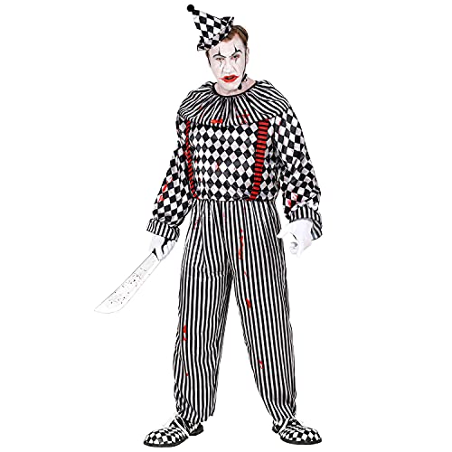 W WIDMANN MILANO Party Fashion - Kostüm Retro Clown, Horror, Killer Clown, Harlekin, Psycho, Halloween von W WIDMANN MILANO Party Fashion