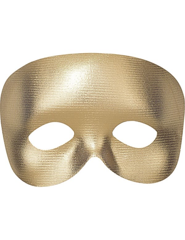 Venezianische Halbmaske Karneval gold von WIDMANN