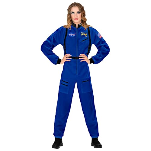 W WIDMANN MILANO Party Fashion - Kostüm Astronautin, Raumanzug, Overall blau, Weltall, Space Girl, Raumfahrer, Faschingskostüme von W WIDMANN MILANO Party Fashion