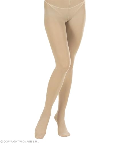 W WIDMANN MILANO Party Fashion, Strumpfhose 4738E, elegante beige Farbe, Komfort 40 DEN, vielseitig für Kostüme, Größe XL, ein unverzichtbares Accessoire, um aufzufallen von WIDMANN