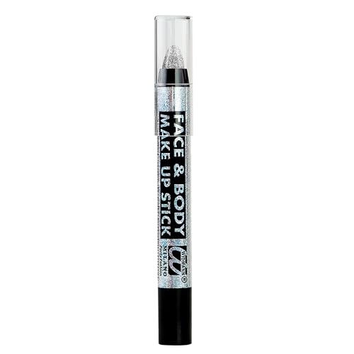 W WIDMANN MILANO Party Fashion, Glitzer-Make-up-Stift, einfache Anwendung, praktisches Drehmechanismus, Inhalt 3,5 g, vielseitig für alle Anlässe, fesselnder Glitzereffekt von WIDMANN