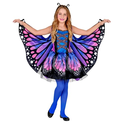 W WIDMANN MILANO Party Fashion - Kinderkostüm Schmetterling, Kleid mit Tutu, Flügel, Tierkostüm, Faschingskostüme von W WIDMANN MILANO Party Fashion
