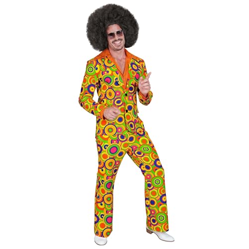 W WIDMANN MILANO Party Fashion - Kostüm 70er Jahre Anzug, Jackett und Hose, Hippie, Reggae, Flower Power, Disco Fever, Schlagermove von W WIDMANN MILANO Party Fashion