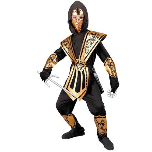 W WIDMANN MILANO Party Fashion - Kinderkostüm Kombat Ninja, Gold, Kämpfer, Kung Fu Krieger, Japan von W WIDMANN MILANO Party Fashion