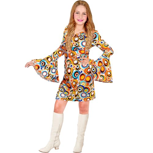 W WIDMANN MILANO Party Fashion - Kinderkostüm 70er Jahre Outfit, Kleid, Bubbles, Hippie, Dancing Queen, Schlagermove von W WIDMANN MILANO Party Fashion