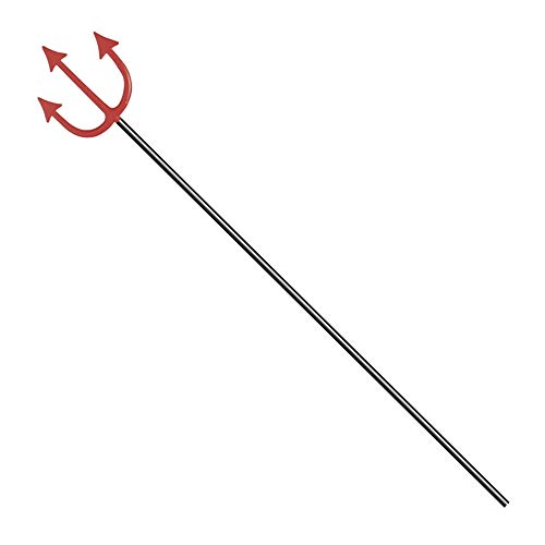 WIDMANN Devil Pitch Gabel, 120 cm, Zubehör für Halloween, Luzifer, Satan, Verkleidung von WIDMANN