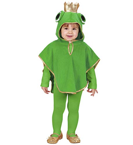 WIDMANN Kinder Plüsch Frosch Kostüm Kleinkind 3-4 Jahre (110 cm) für Tierdschungel Farm Fancy Dress von WIDMANN