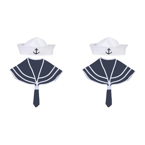 WIDMANN SAILOR dress-up set (collar, hat) - (Packung mit 2) von WIDMANN