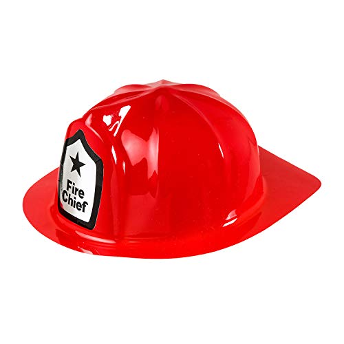 W WIDMANN MILANO Party Fashion 2862A - Feuerwehrhelm, Feuerwehrmann, aus PVC, Karneval, Fasching, Mottoparty von W WIDMANN MILANO Party Fashion